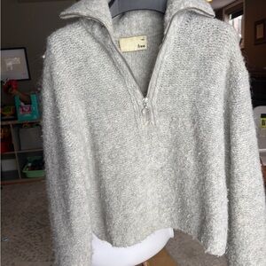 Wilfred Free 1/2 zip grey